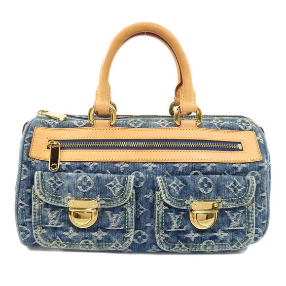Louis Vuitton Neo Speedy Monogram Denim Handbag - Picture 1 of 9